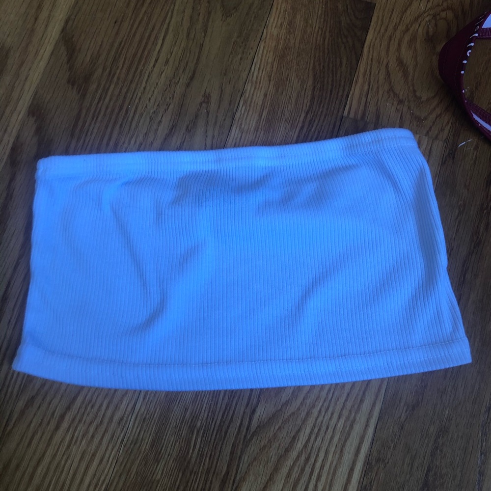 White tube top (sorry for bad lighting)